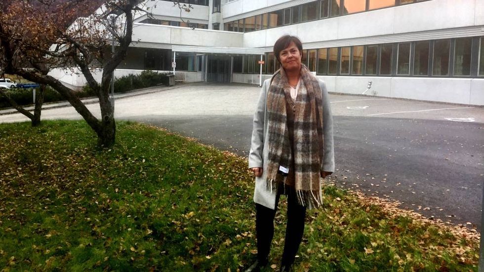 STADLEG LEIAR: Margun Thue gir seg som stadleg leiar på Lærdal sjukehus No begynner ho i ny jobb i hovudstaden. Foto: Helse Førde