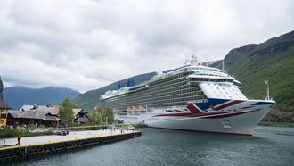 P&O-skipet Britannia ble bygget i 2015 og har plass til over 4.000 passasjerer.