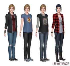 Chloe Price før og etter.