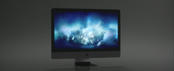 Sniktitt på iMac Pro.