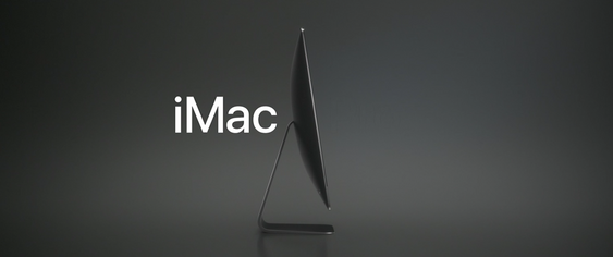iMac Pro fra siden.