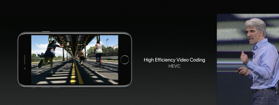 Ny video- og bildestandard på iOS.