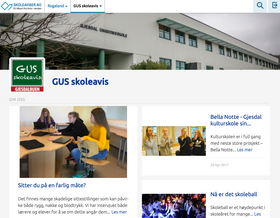 Slik ser den nye skoleavisen ut.