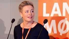 Tidligere klubbleder Dag Idar Tryggestad i Bergens Tidende og nå påtroppende nestleder i NJ, klubbleder Kjersti Fikse Ness i Adresseavisen og klubbleder Henrikke Helland i TV 2 på NJs landsmøte utenfor Oslo.