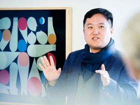Wonki Kim er salgs- og markedsansvarlig i Samsung for The Frame i Europa. Foto: Samsung.