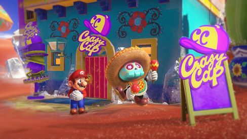 Det blir dansing og hatter med øyne så det holder i Super Mario Odyssey.