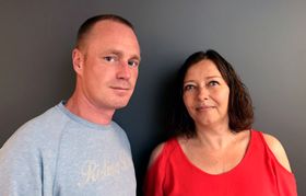 Anders Stavseng og Sonja Nordanger er leder og nestleder for de NJ-organiserte i Aller Media.