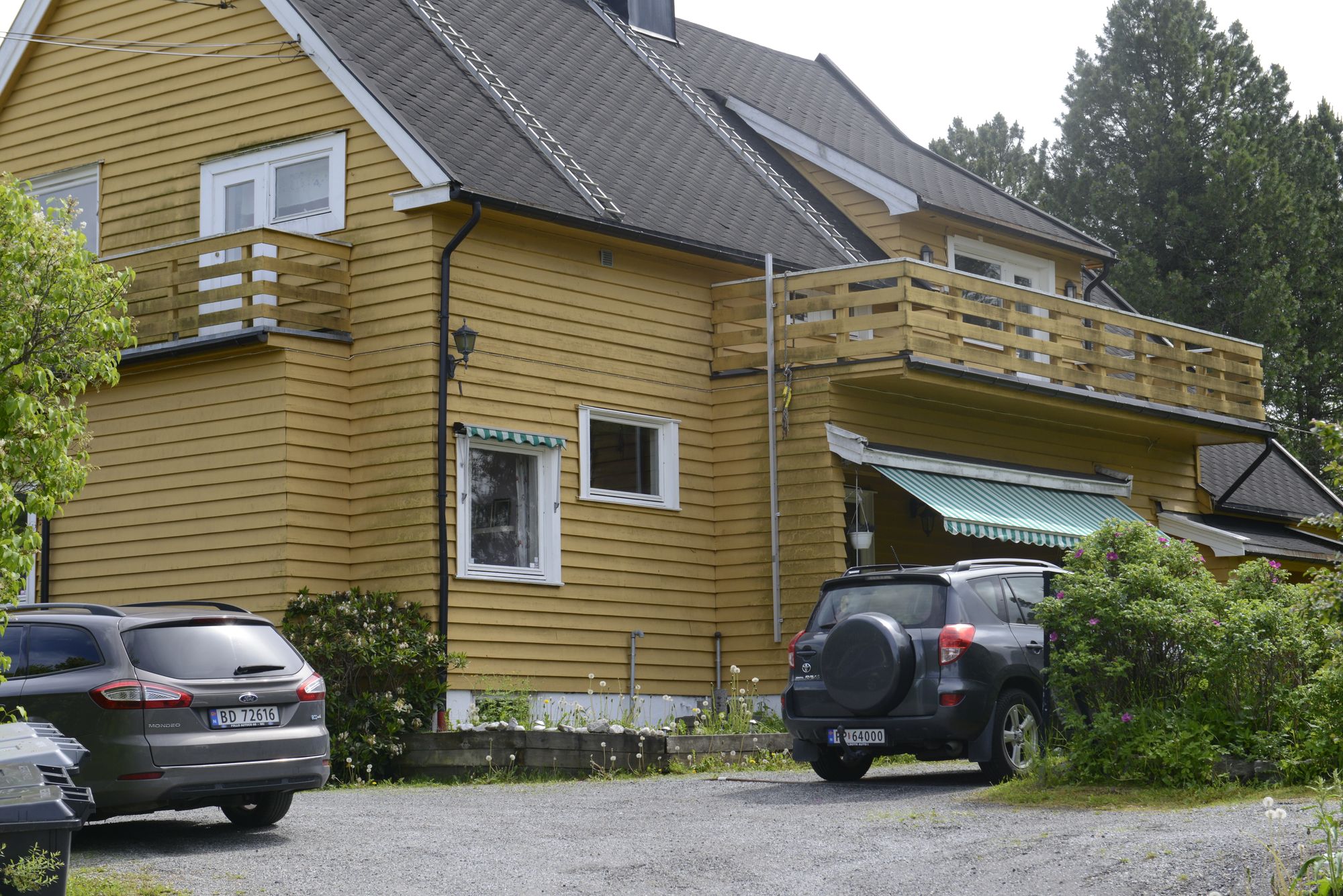 ROLIG STRØK: Petter Eker synes det er ekkelt at det skjer slike ting i nabolaget på Oppegård.