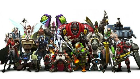 Konsepttegning fra Titan, digitalt restaurert av Jeff Kaplan. Ser du noen kjenninger fra Overwatch?