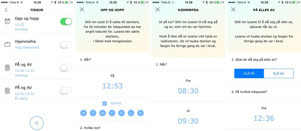 Vi savner mer avanserte innstillinger her.
