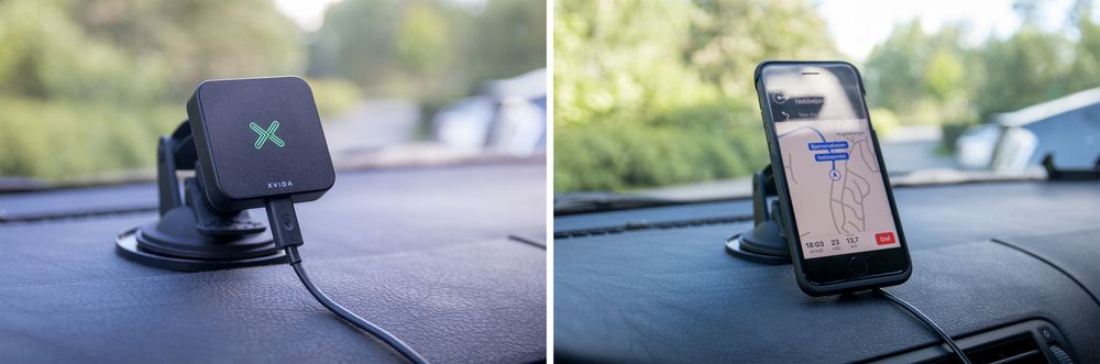 Det er i bilen Xvida-komboen har vært mest nyttig.