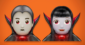 Nesten alle nye emojier, fra vampyrer til feer kommer som han- og hunkjønn.
