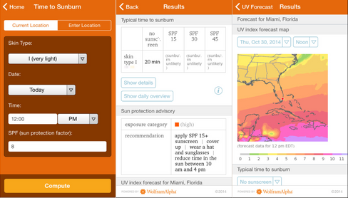 Wolfram Sun Exposure.