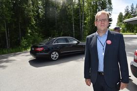 TRIST: FAU-representant og "Stopp støyen" pådriver, Helge Marstrander, synes det er trist at Paul Torgersen ikke har bedre kontroll på prosjektet sitt.