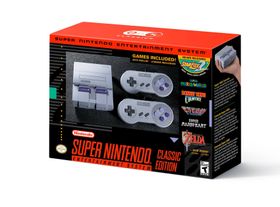 Slik ser den amerikanske versjonen av SNES Classic ut.