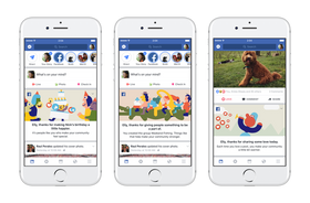 Facebook feirer med å gi deg takkemeldinger for ulike aktiviteter.
