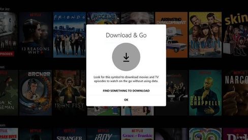 Netflix lar deg laste ned innhold før du reiser.
