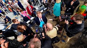Utenriksminister Børge Brende besøkte Festspillene denne uka.