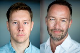 Redaktør Markus A. Jensen og utviklingsredaktør Geir Are Jensen. For ordens skyld; ikke i familie.