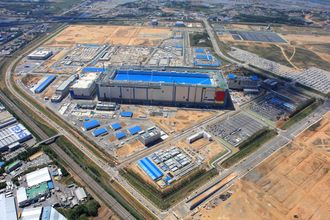 Samsung Electronics' halvlederfabrikk ved Pyeongtaek i Sør-Korea.