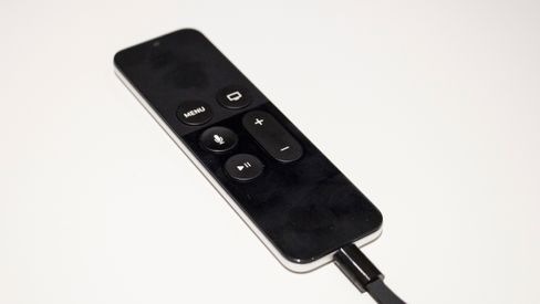 Apple TV-fjernkontrollen er rimelig begrenset.