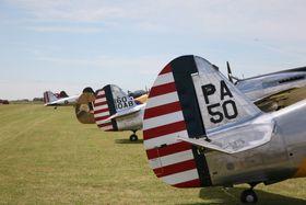 Det er ikke langt mellom vakre flyhaler på Duxford. Foto: Siri Grønskar