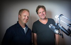 Direktør for innovasjon Pål Nisja-Wilhelmsen og redaktør Anders Høglund i Nettavisen Lyd.