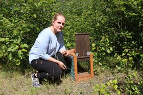 VELLUKKA FANGST: Dyrevenene i Årdal har no fanga to av dei tre-fire kattane som er observert langs fylkesvegen mot Tyin i Øvre Årdal.