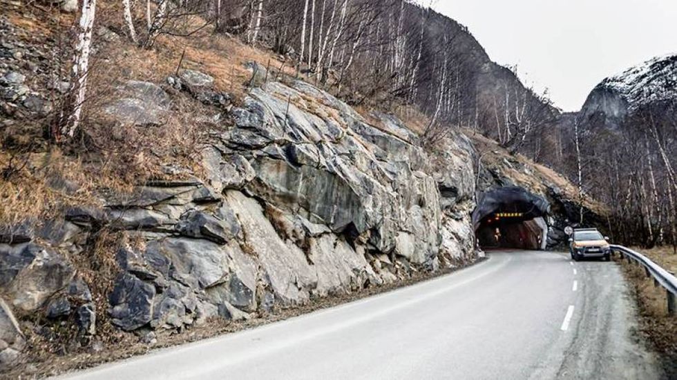 EKSTRA LØYVING: Seimsdalstunnelen blir dyrare enn forventa. Foto: Statens vegvesen.