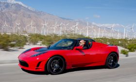 Tesla Roadster Sport 2,5, den foreløpig siste generasjonen av Roadster.