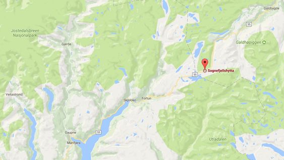 KOM IKKJE FRAM: Mannen skulle gå frå Nørstedalsseter i Fortundalen til Sognefjellshytta, men kom ikkje fram til avtala tid.