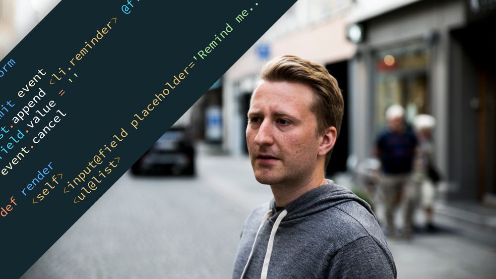 Sindre Aarsæther (31) laget sitt eget programmeringsspråk.
