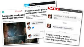 Khrono, VG og NRKs første omtaler av «Langeland-saken».
