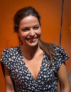 Linn de Lange (35) i sommersola i Oslo..
