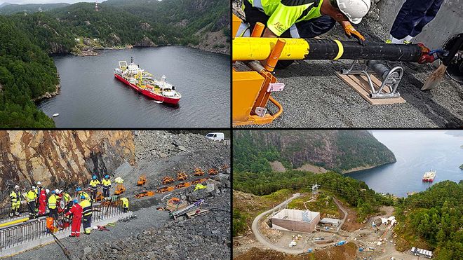 Arbeidet med den 50 mil lange sjøkabelen har startet