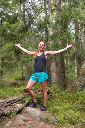 ØNSKER ALLE VELKOMNE: Kristin Rosebø minner om at løpet er for alle.