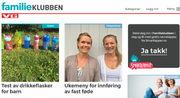 Skjermdump fra Familieklubben sine nettsider..