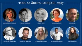 De ti nominerte til årets ladejarl-pris.