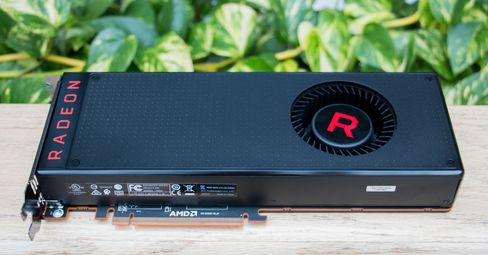 Særlig grønt er ikke RX Vega 64, med et strømforbruk under last på opp mot 410 watt sammen med resten av systemet..