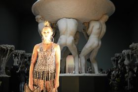 PUNK OG ROCK-INSPIRERT: Her fra visningen på Vigeland-museet i november i fjor.