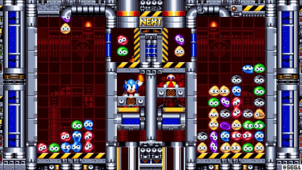 Og plutselig spilte vi Puyo Puyo Tetris (!) mot Eggman.