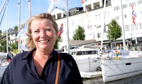 Det blåser gjerne rundt Marie Simonsen - men hun møter ikke så mange troll i Pollen. Her er det stort sett langt hyggeligere.