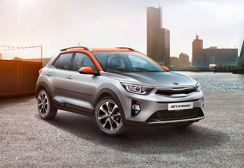 Kia Stonic skal komme både som hybrid, plug-in-hybrid og fullelektrisk.