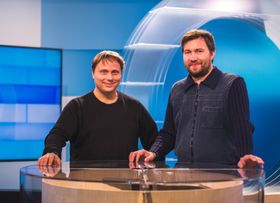 Prosjektredaktør Ole Rune Hætta og nyhetsredaktør Jan Rune Måsø.