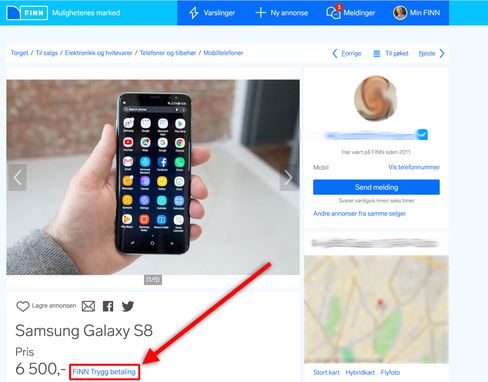 Trykk her for å handle sikkert..