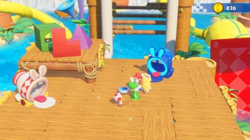 Mario + Rabbids er eit fargerikt spel.