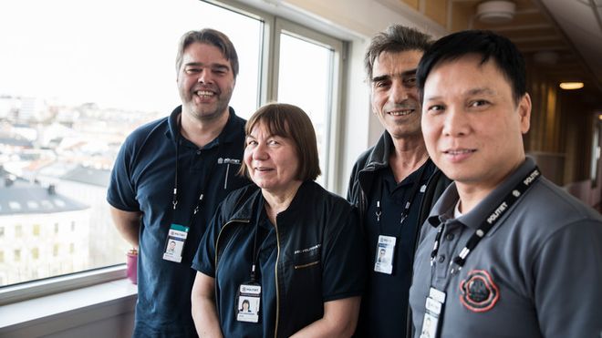 – Det er viktig for oss renholdere å være kjent med folk der vi jobber