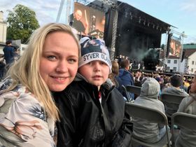 KJEMPEOPPLEVING: Far til Syver Olander, Kristian Heggestad, fortel at sonen tykte det heile var ei kjempeoppleving.