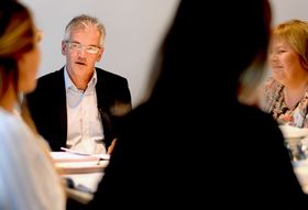 PFU-leder Alf Bjarne Johnsen i tirsdagens møte.