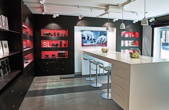 Leica Store Oslo er på 60 kvadratmeter. Foto: Øyvind Høgmoen